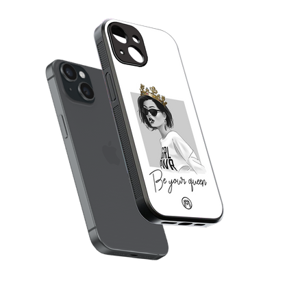 be your queen back phone cover | glass case for iphone 13
