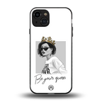 be your queen back phone cover | glass case for iphone 15