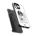 be your queen back phone cover | glass case for iphone 16 pro max