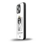 be your queen back phone cover | glass case for iphone 16 pro max