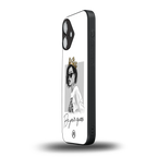 be your queen back phone cover | glass case for iphone 16