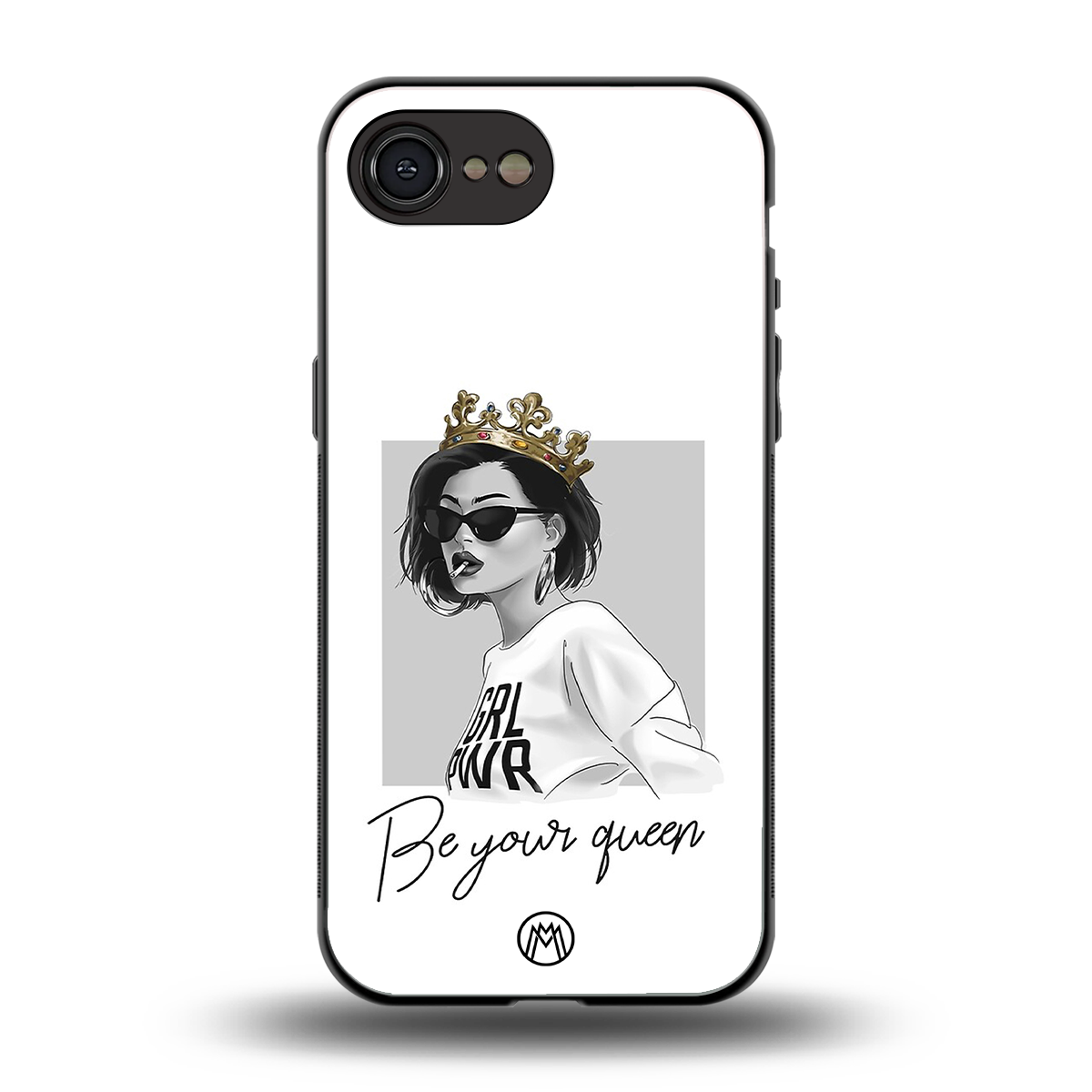 be your queen back phone cover | glass case for iphone 16e
