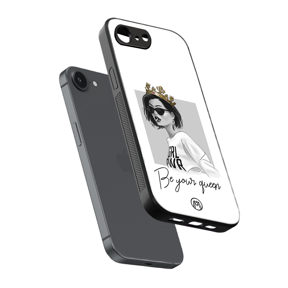 be your queen back phone cover | glass case for iphone 16e