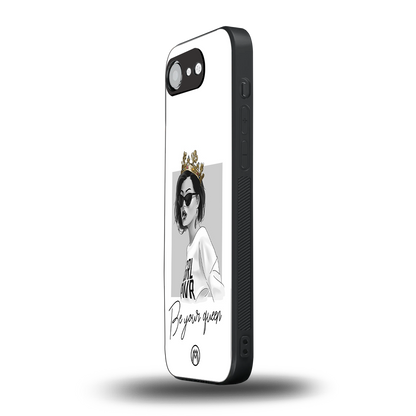be your queen back phone cover | glass case for iphone 16e