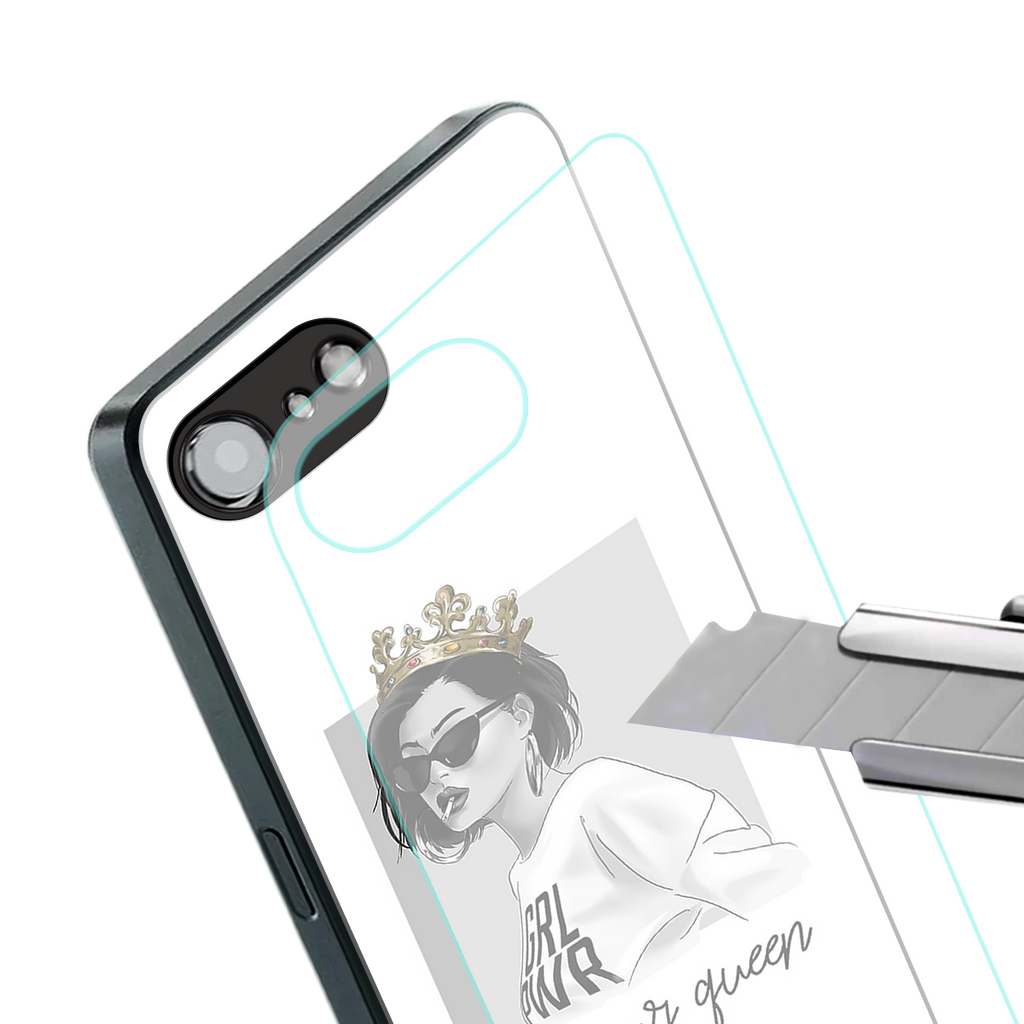 be your queen back phone cover | glass case for iphone 16e