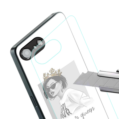 be your queen back phone cover | glass case for iphone 16e