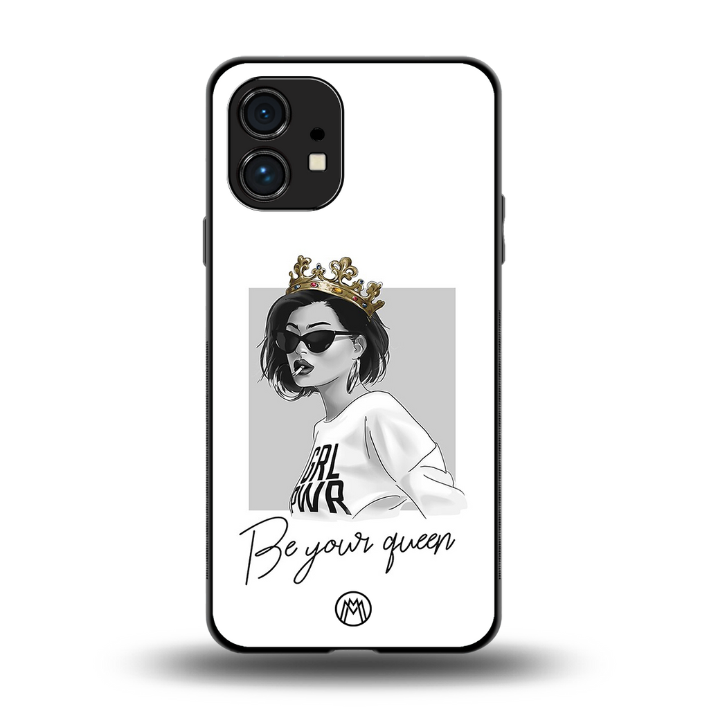 be your queen back phone cover | glass case for nothing phone 1