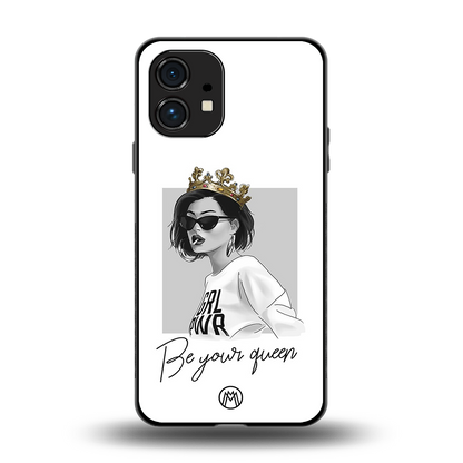 be your queen back phone cover | glass case for nothing phone 1