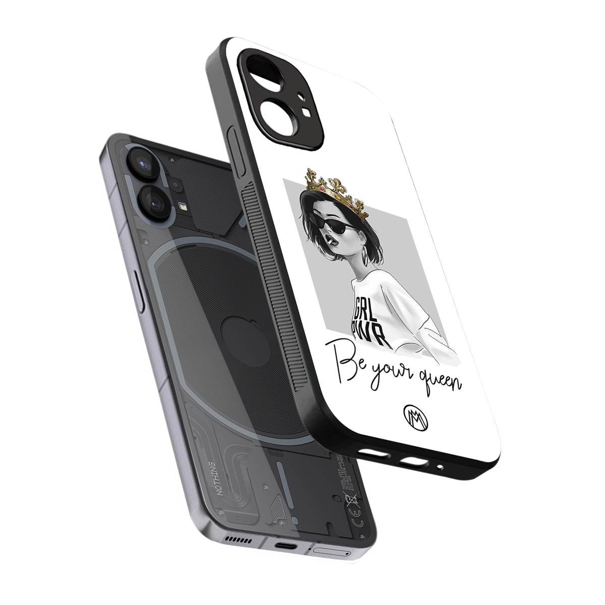 be your queen back phone cover | glass case for nothing phone 1