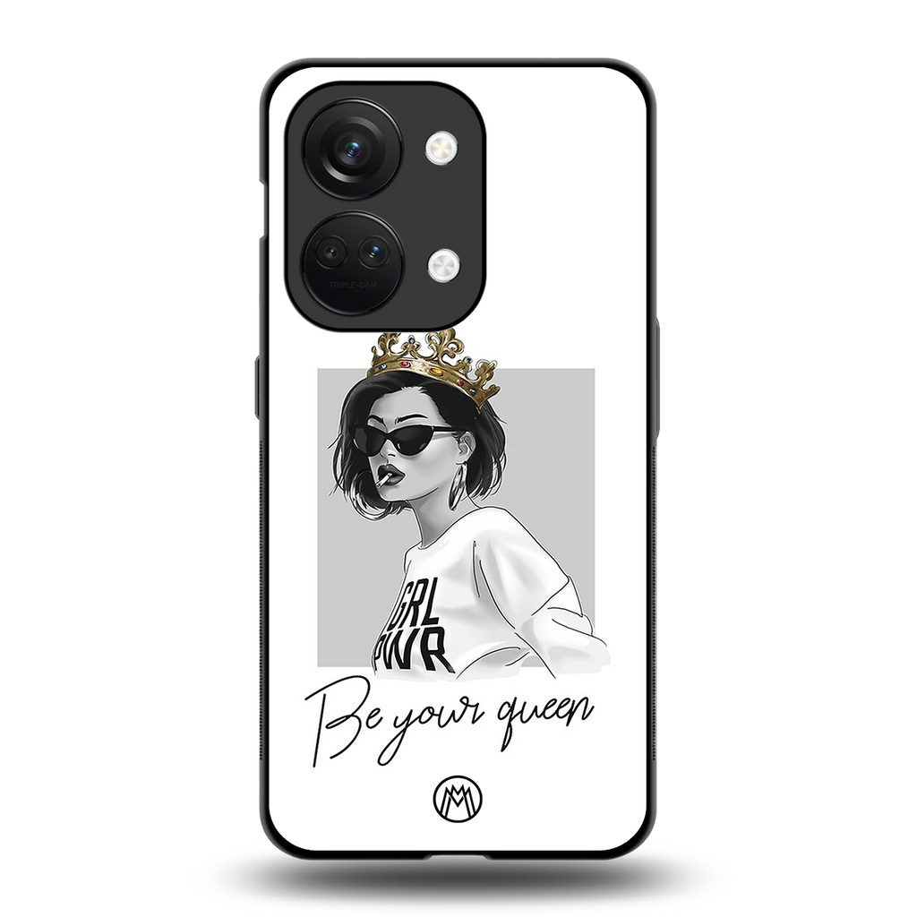be your queen back phone cover | glass case for oneplus nord 3