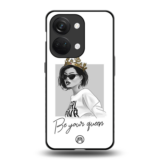 be your queen back phone cover | glass case for oneplus nord 3