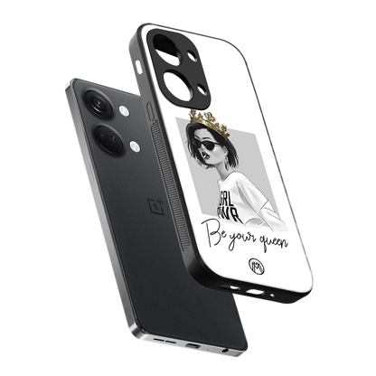 be your queen back phone cover | glass case for oneplus nord 3