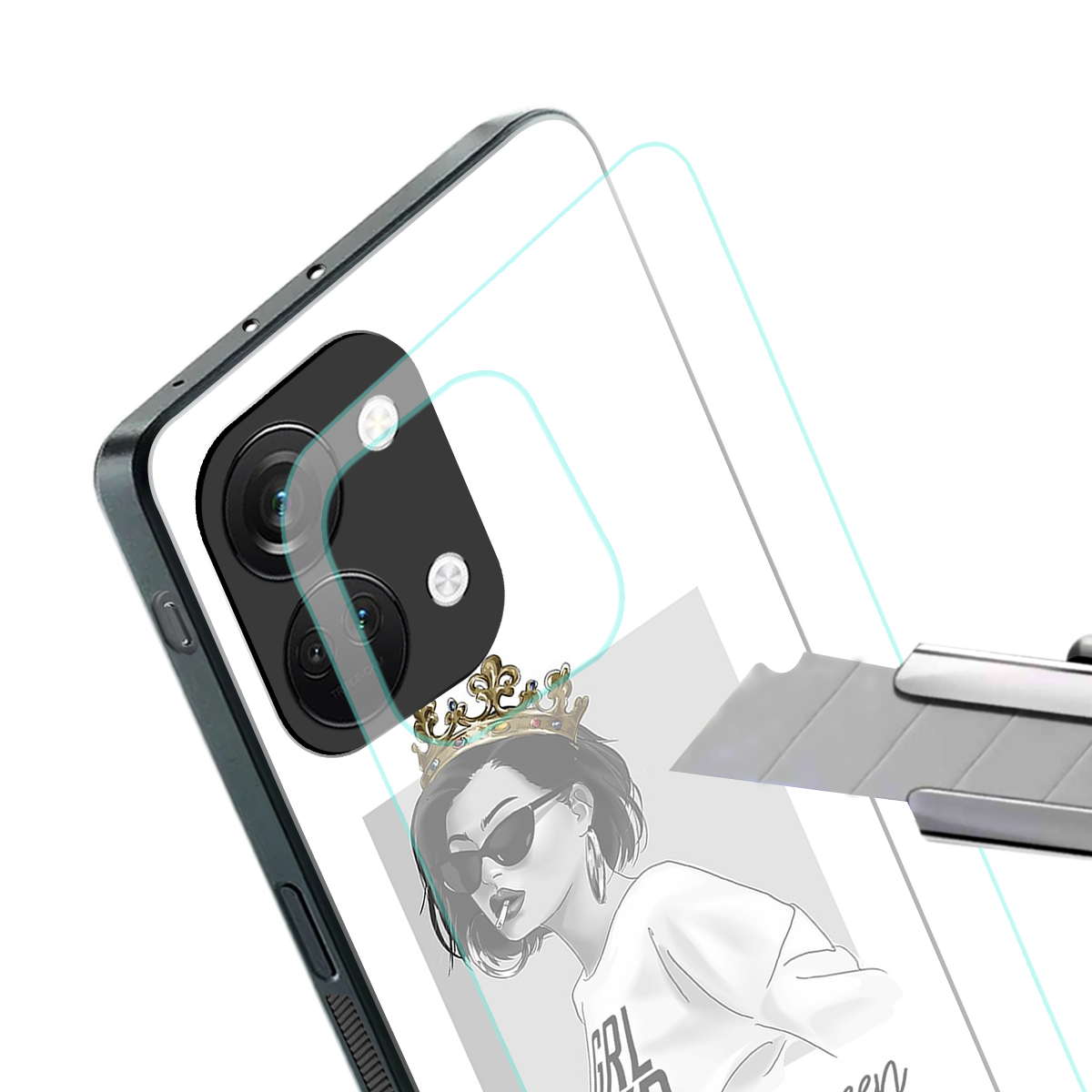 be your queen back phone cover | glass case for oneplus nord 3
