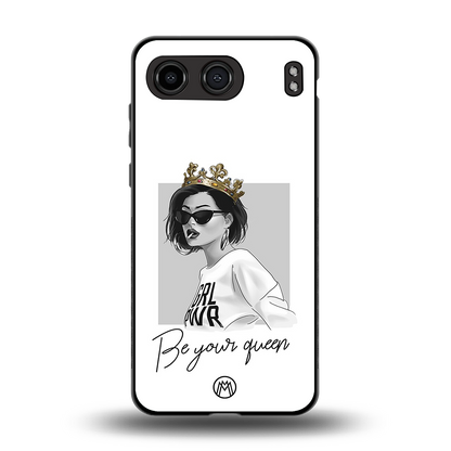be your queen back phone cover | glass case for oneplus nord 4