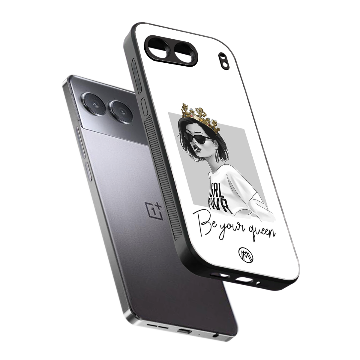 be your queen back phone cover | glass case for oneplus nord 4