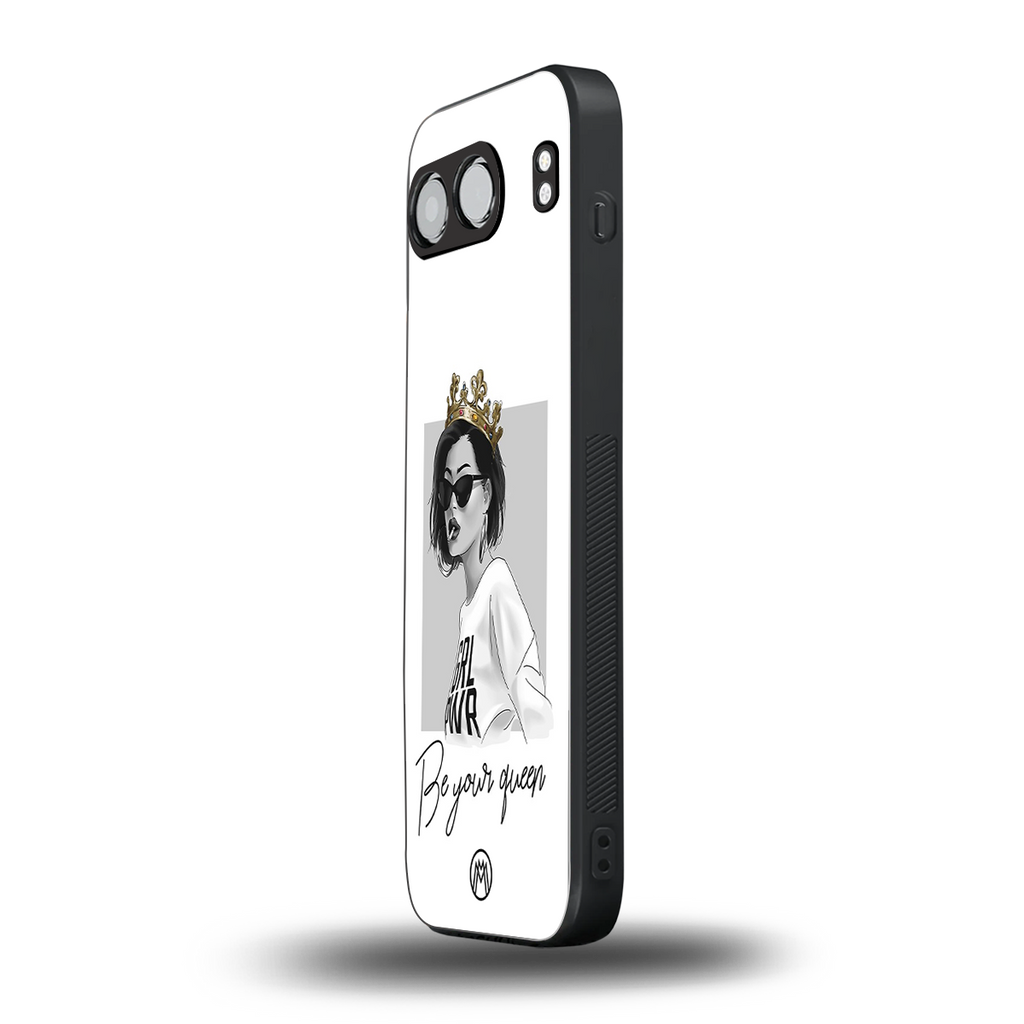 be your queen back phone cover | glass case for oneplus nord 4