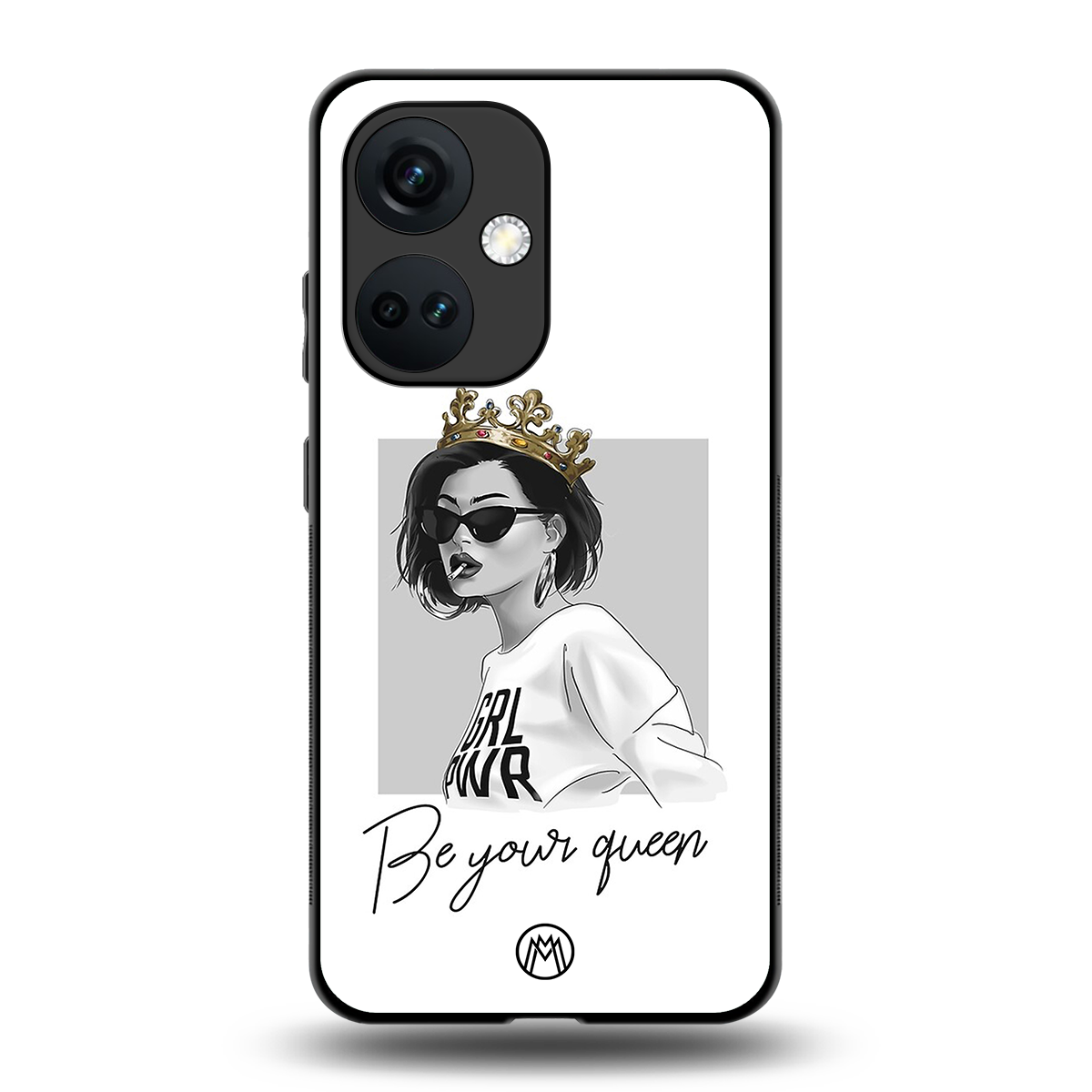 be your queen back phone cover | glass case for oneplus nord ce 3