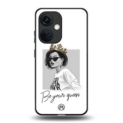 be your queen back phone cover | glass case for oneplus nord ce 3