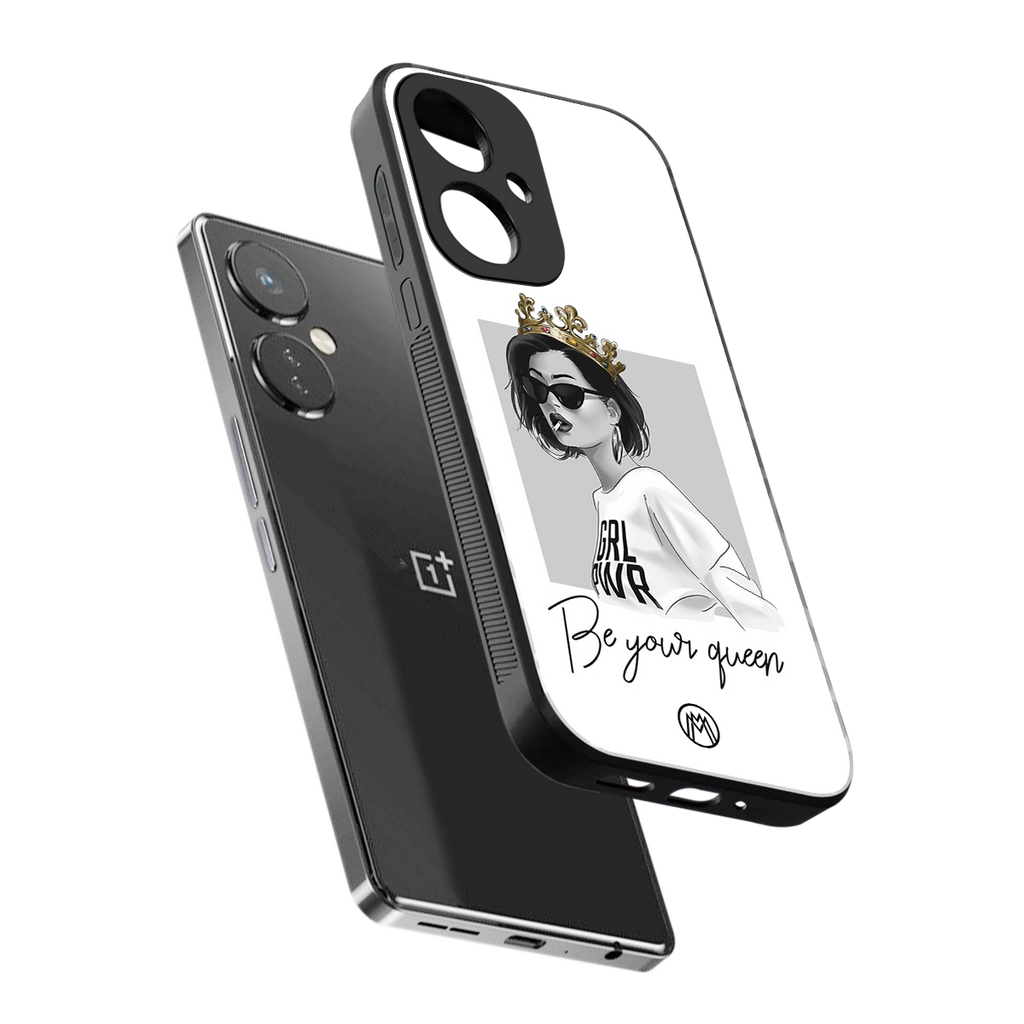 be your queen back phone cover | glass case for oneplus nord ce 3