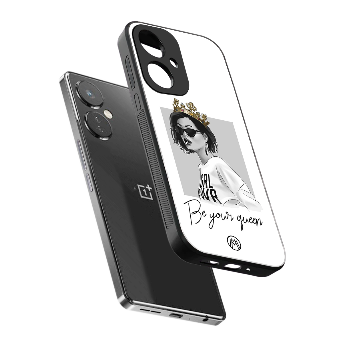be your queen back phone cover | glass case for oneplus nord ce 3