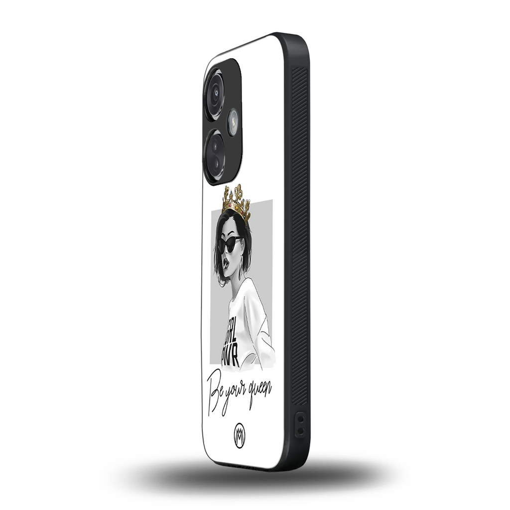 be your queen back phone cover | glass case for oneplus nord ce 3