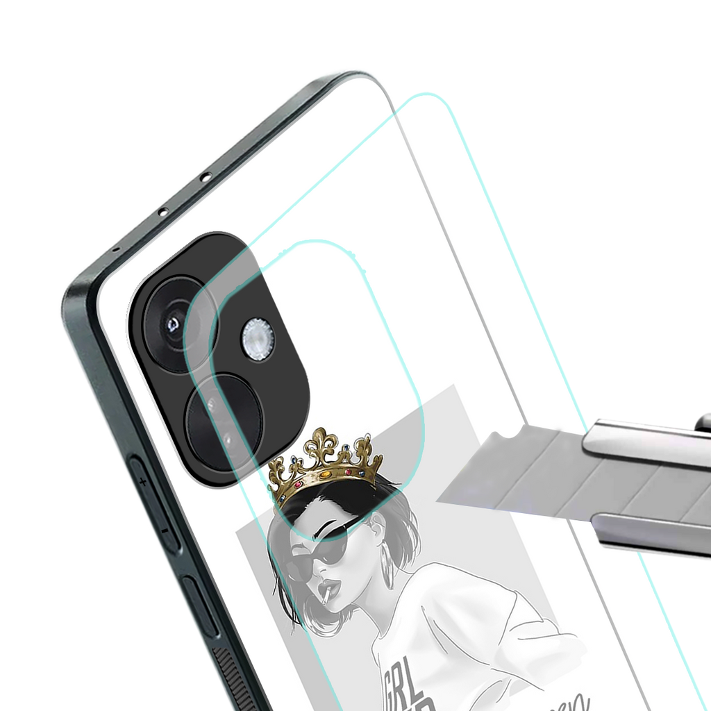 be your queen back phone cover | glass case for oneplus nord ce 3