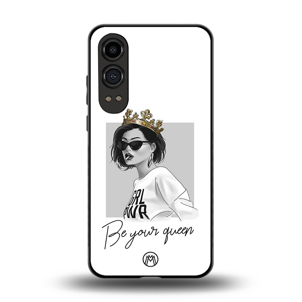 be your queen back phone cover | glass case for oneplus nord ce 4 lite
