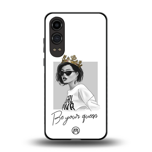 be your queen back phone cover | glass case for oneplus nord ce 4 lite