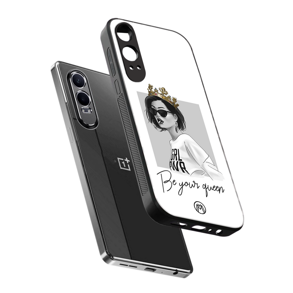 be your queen back phone cover | glass case for oneplus nord ce 4 lite