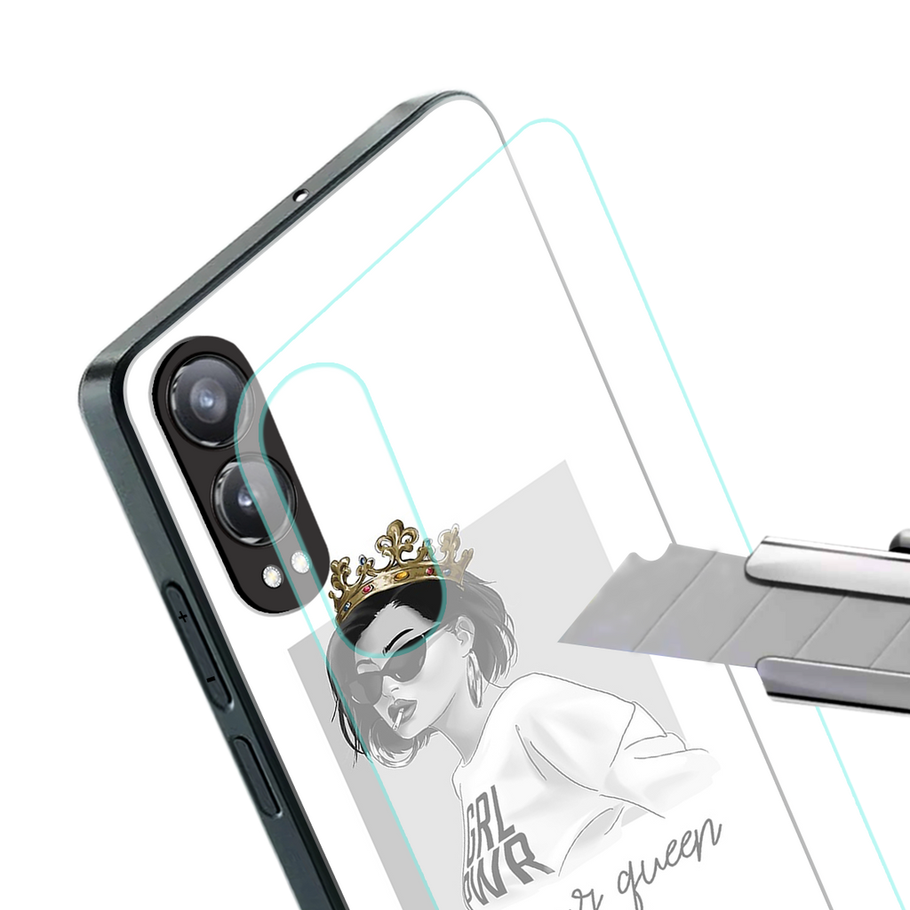 be your queen back phone cover | glass case for oneplus nord ce 4 lite