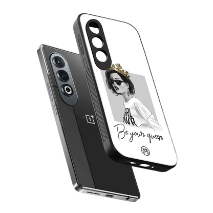 be your queen back phone cover | glass case for oneplus nord ce 4