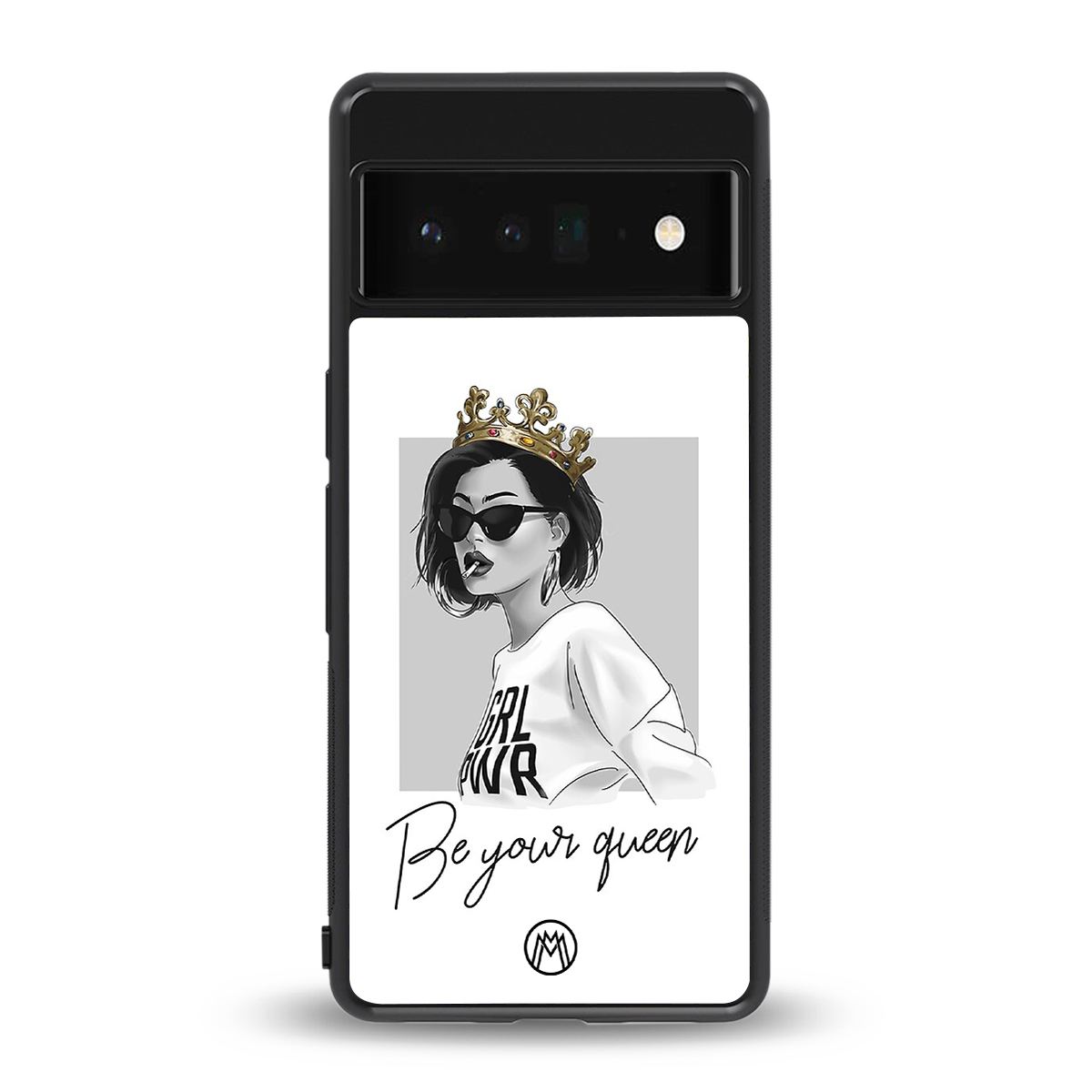 be your queen back phone cover | glass case for google pixel 6 pro
