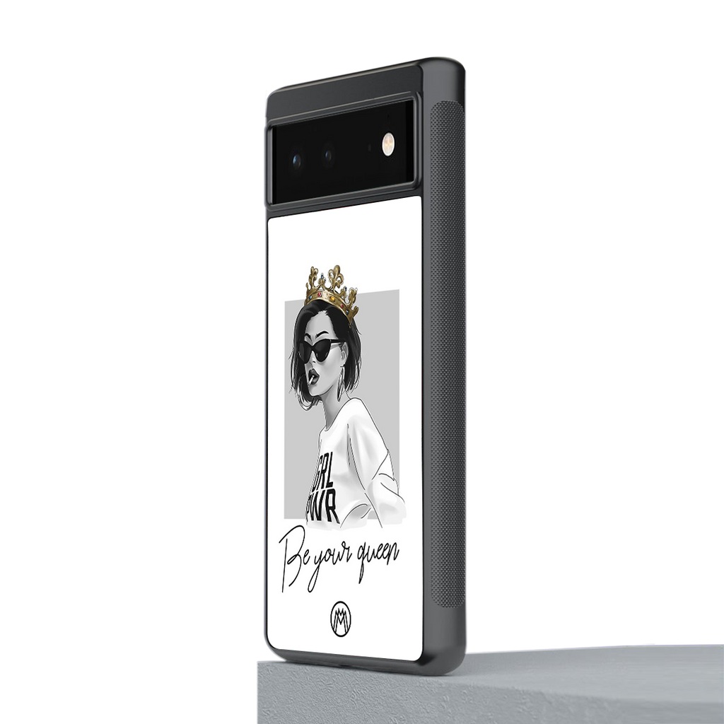 be your queen back phone cover | glass case for google pixel 6