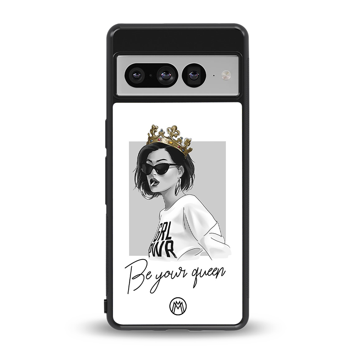 be your queen back phone cover | glass case for google pixel 7 pro