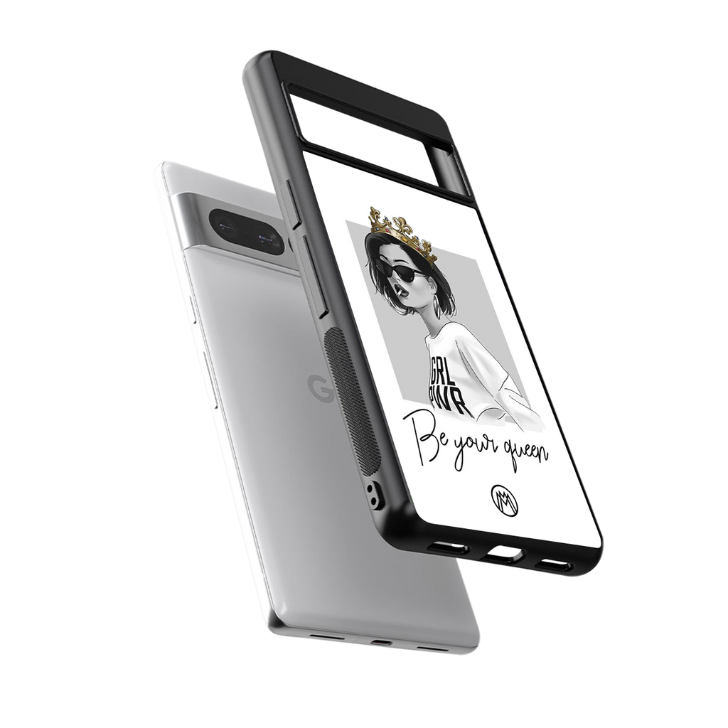 be your queen back phone cover | glass case for google pixel 7 pro