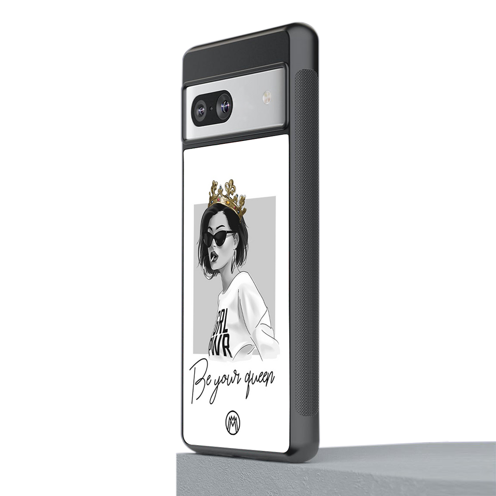 be your queen back phone cover | glass case for Google Pixel 7