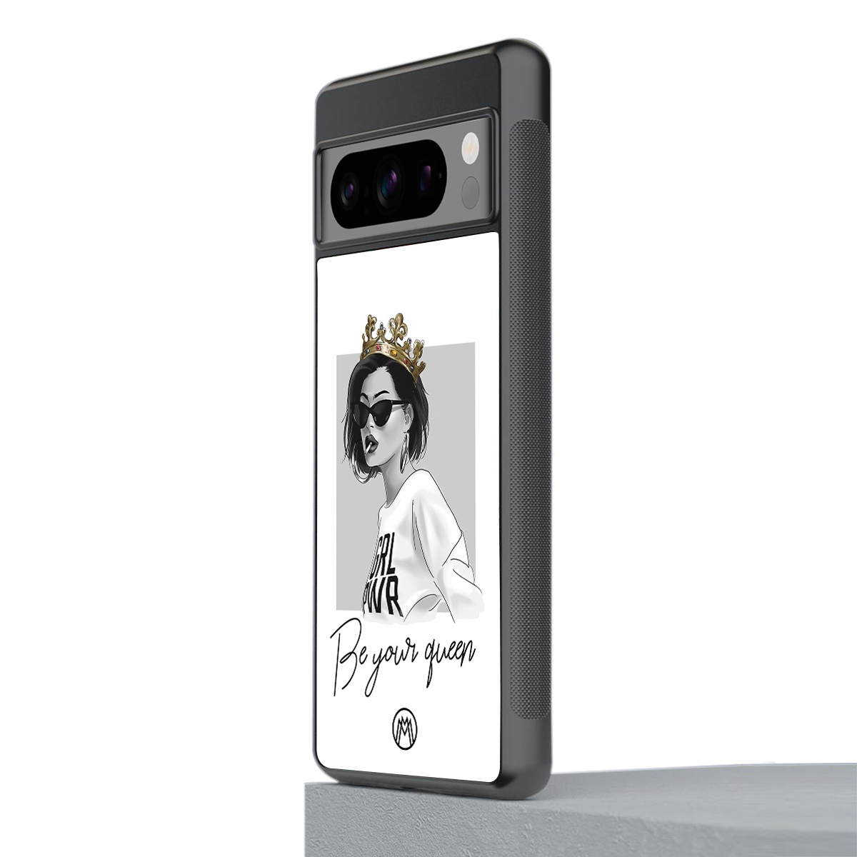 be your queen back phone cover | glass case for google pixel 8 pro