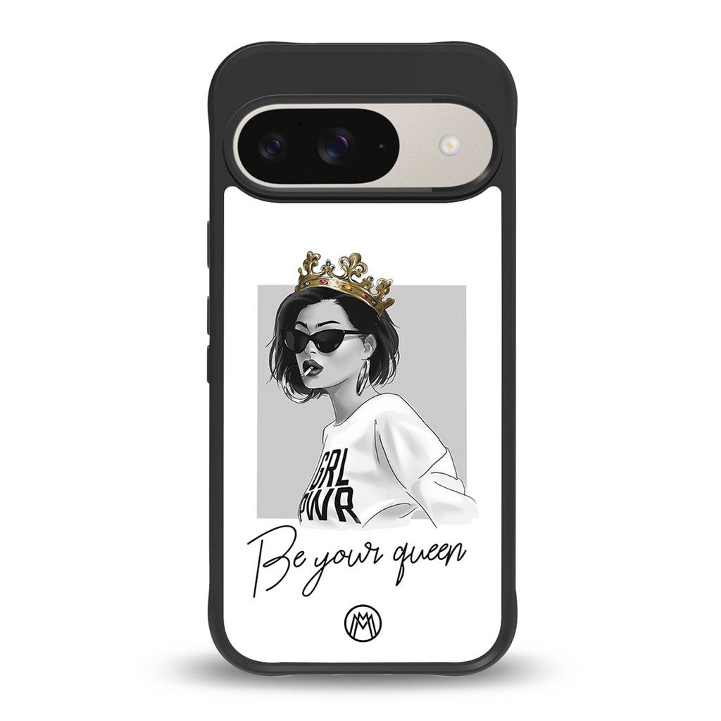 be your queen back phone cover | glass case for google pixel 9