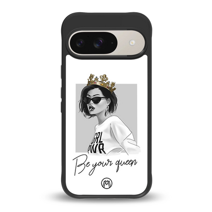 be your queen back phone cover | glass case for google pixel 9