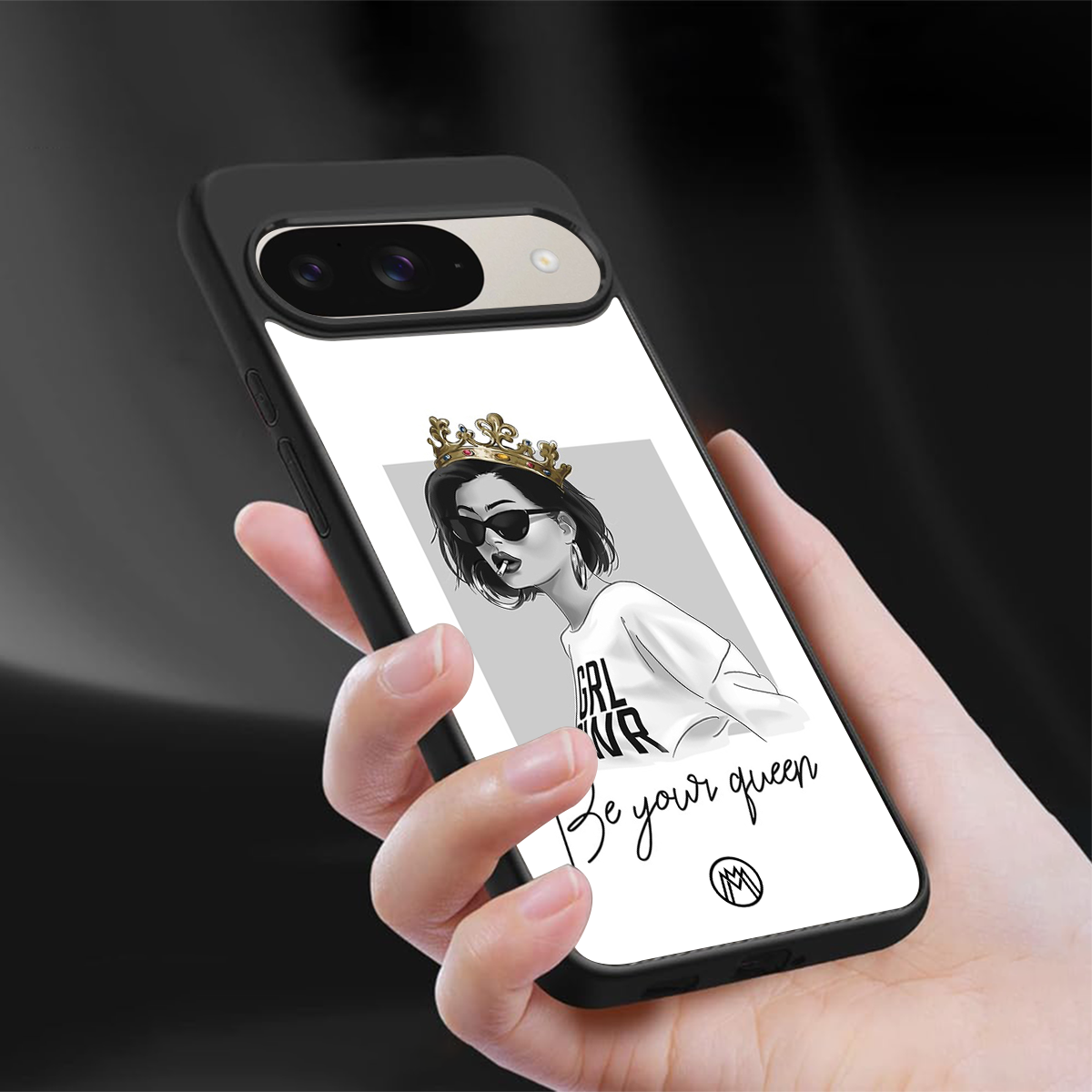 be your queen back phone cover | glass case for google pixel 9