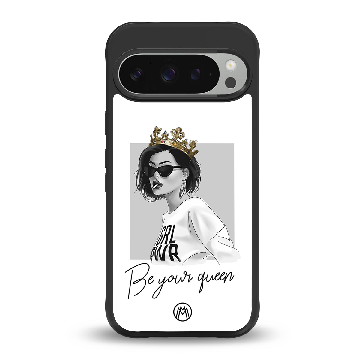 be your queen back phone cover | glass case for google pixel 9 pro xl