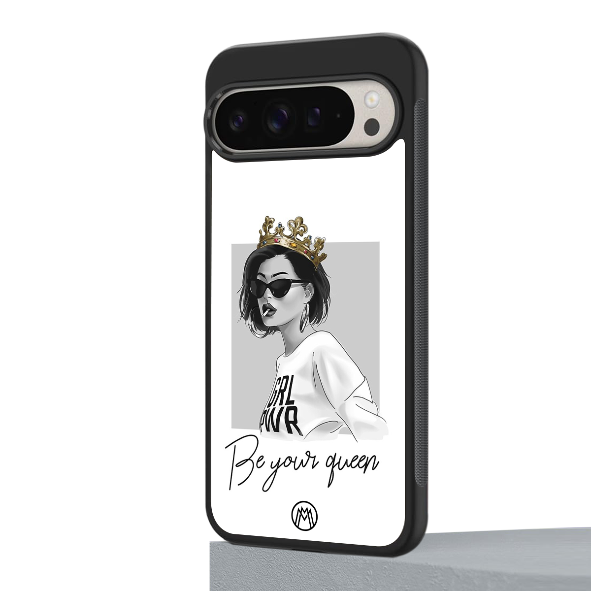 be your queen back phone cover | glass case for google pixel 9 pro xl