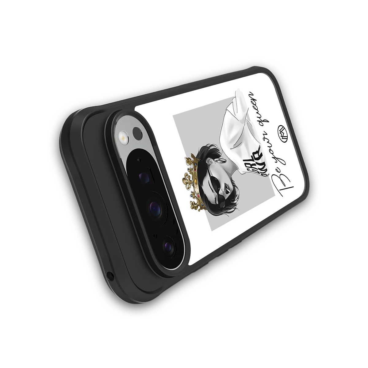 be your queen back phone cover | glass case for google pixel 9 pro xl