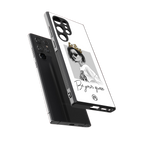 be your queen back phone cover | glass case for samsung galaxy s24 ultra