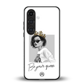 be your queen back phone cover | glass case for samsung galaxy s23