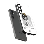 be your queen back phone cover | glass case for samsung galaxy s23