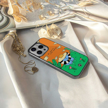 be gentle with yourself back phone cover | glass case for samsung galaxy s24 ultra