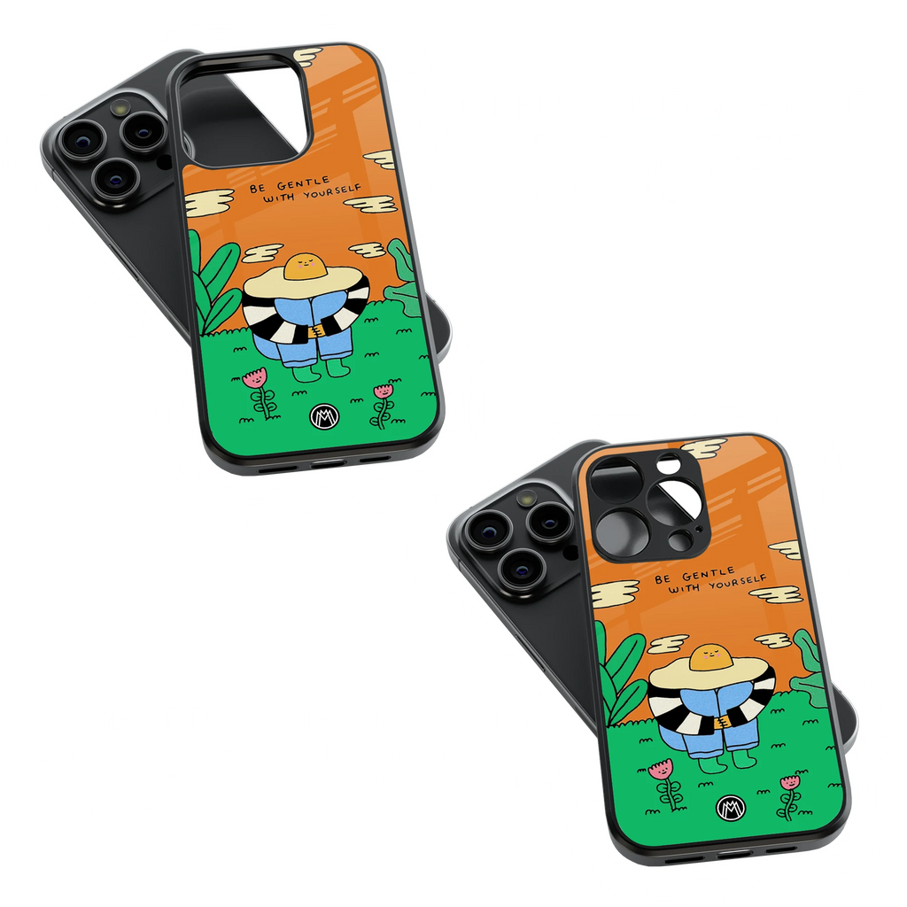 Trendy Glass Back Mobile Case for iPhone, Samsung, Redmi, OnePlus, Google Pixel, Motorola