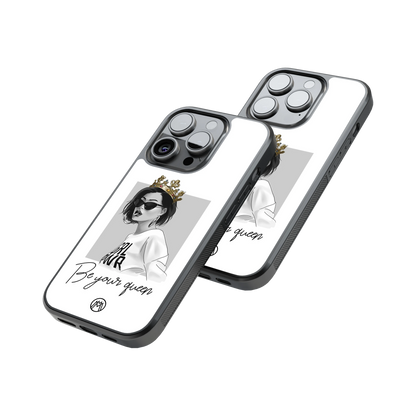 Protective Glass Back Phone Case Compatible with iPhone, Samsung, OnePlus, Pixel & More