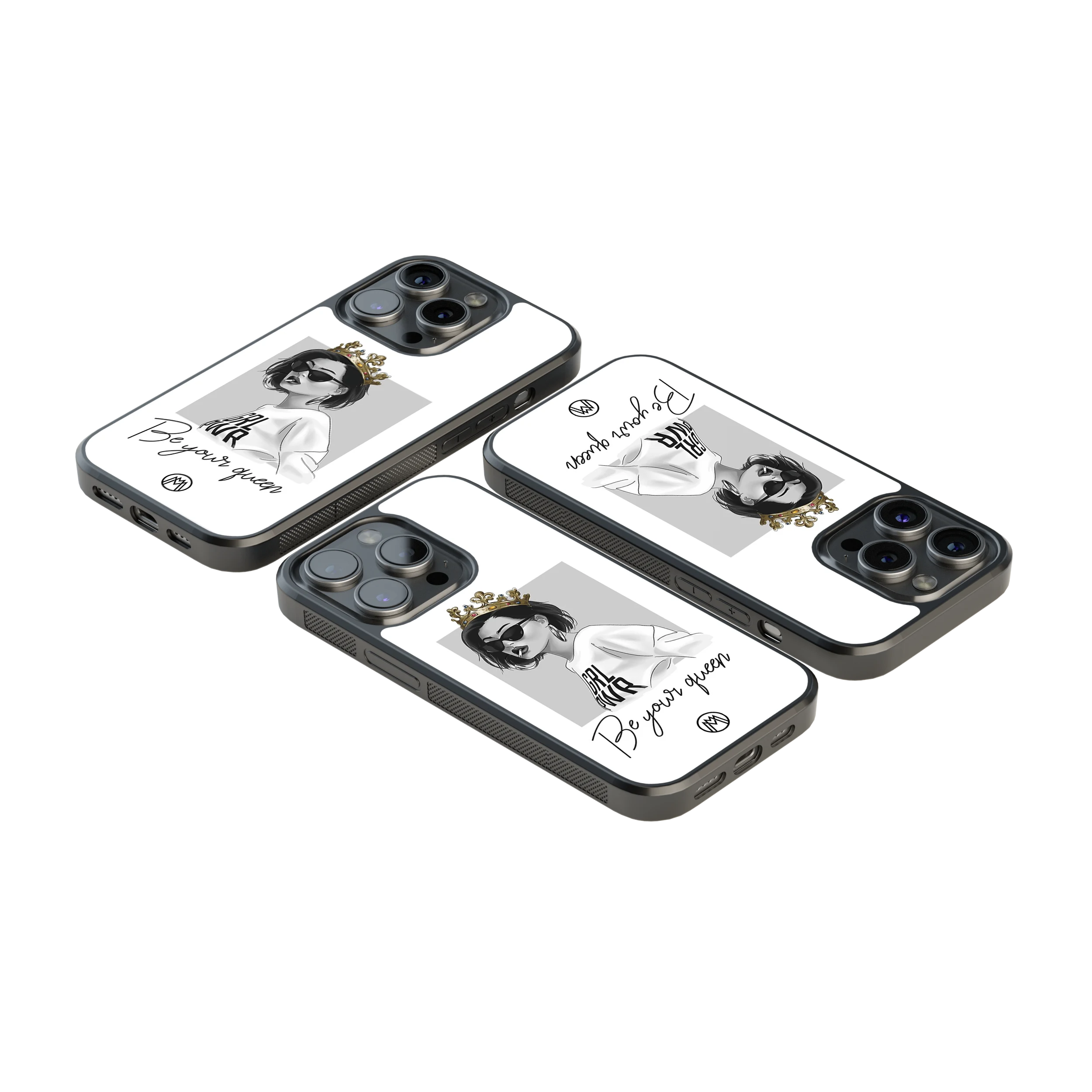 Luxury Glass Back Mobile Cover for iPhone, Samsung Galaxy, OnePlus, Pixel, Redmi & More